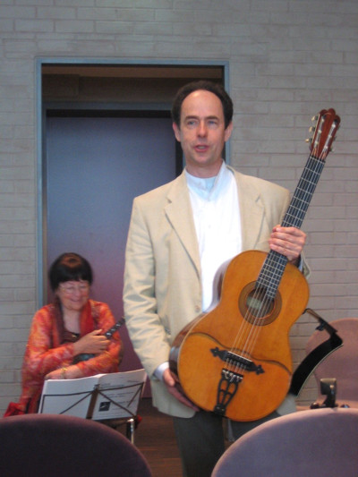  Andreas Stevens beim Vortrag -  Eurofestival Zupfmusik Bamberg 2006 